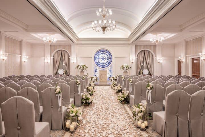 Indoor wedding